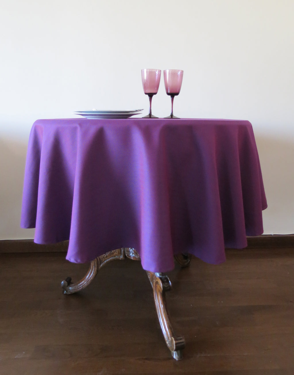 Lavender" Round Tablecloth