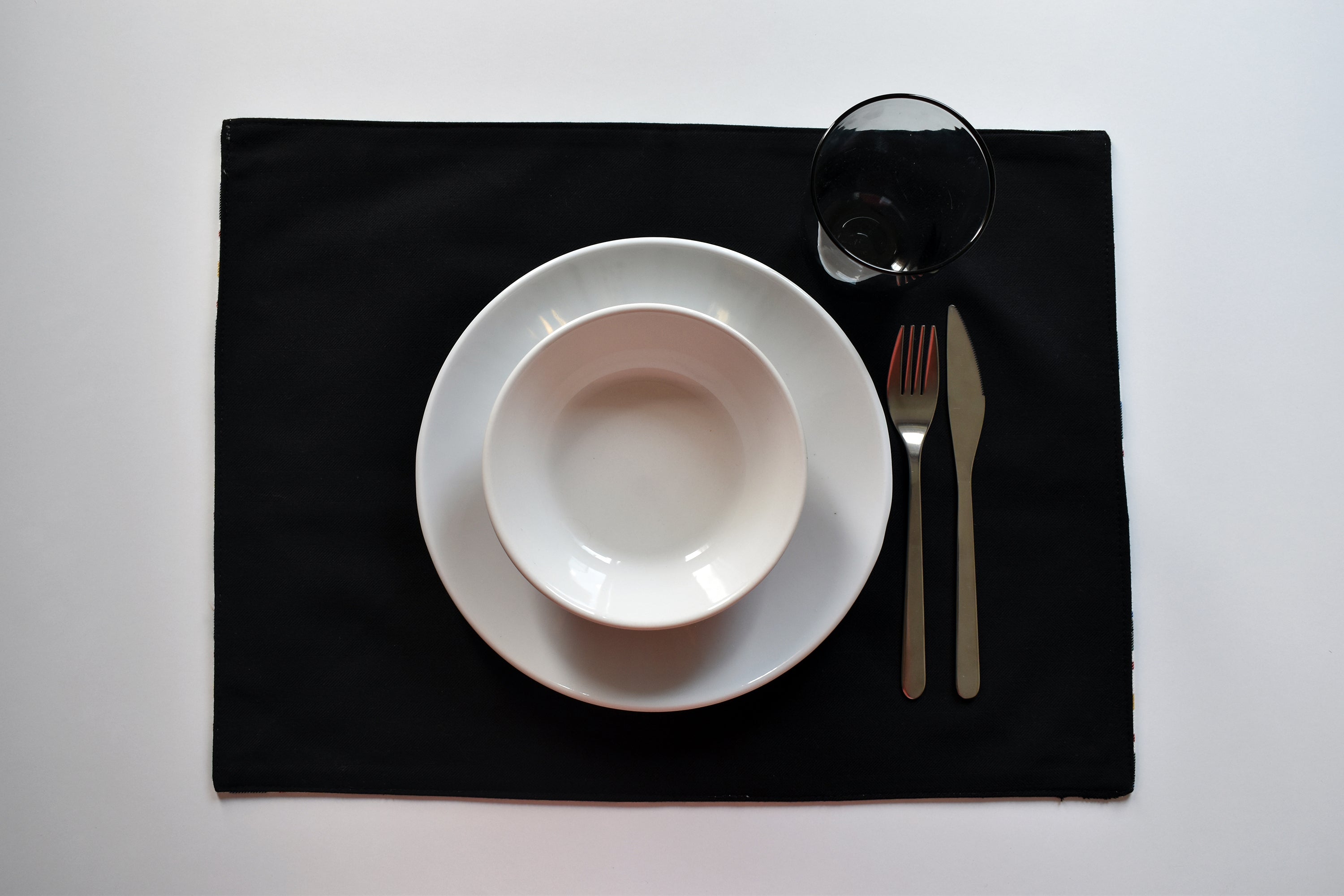 Maclaren Albino+Caviar Double-sided Placemat (PACK OF 2)