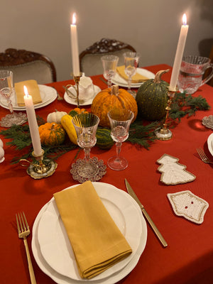 Ginger Square Tablecloth