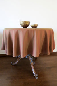 Caramel Round Tablecloth