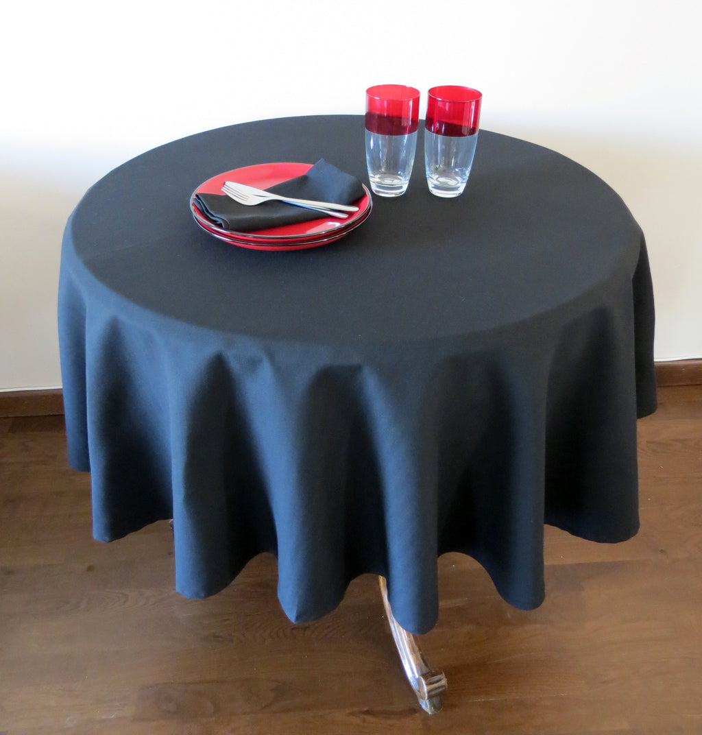 Caviar Round Tablecloth